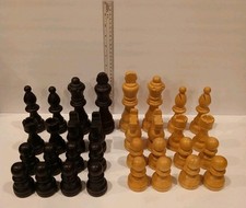 Wooden Chess Set Felt Bottom 6.5 Kings (32) S...