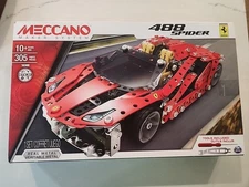 Meccano Maker System 16309 Ferrari 488 Spider, S.T.E.M., New, Spin Master