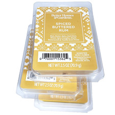 Cubos de cera perfumados Better Homes and Gardens Spiced Buttered Ron 2,5 oz (LOTE DE 3)