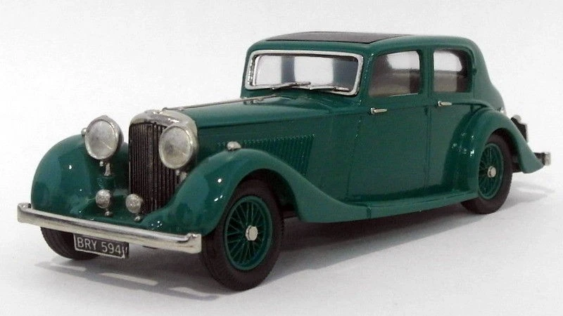 Lansdowne Models 1/43 Scale LDM97 - 1937 Bentley 4.25 Saloon By Park Ward Green - Image 4 of 4