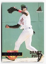 1994 Pinnacle #267 Torii Hunter RC DRAFT PICK Rookie Card Minnesota Twins. rookie card picture