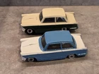 2 x 1:43 Vintage DINKY TOYS #189 Triumph Herald Die-Cast Cars A/F Repainted
