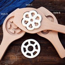 Moule à pâtisserie en bois, moule à anneaux en sucre, réutilisable,