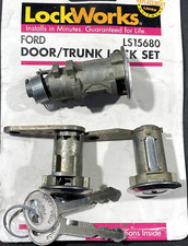 Ls15680 Ford Trunk Door Lock Set Lockworks Nos Not Complete See Photos