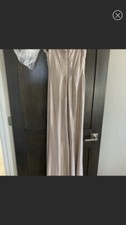 Gold David’s Bridal Dress Wore One Time No Alterations Done To It Size 4