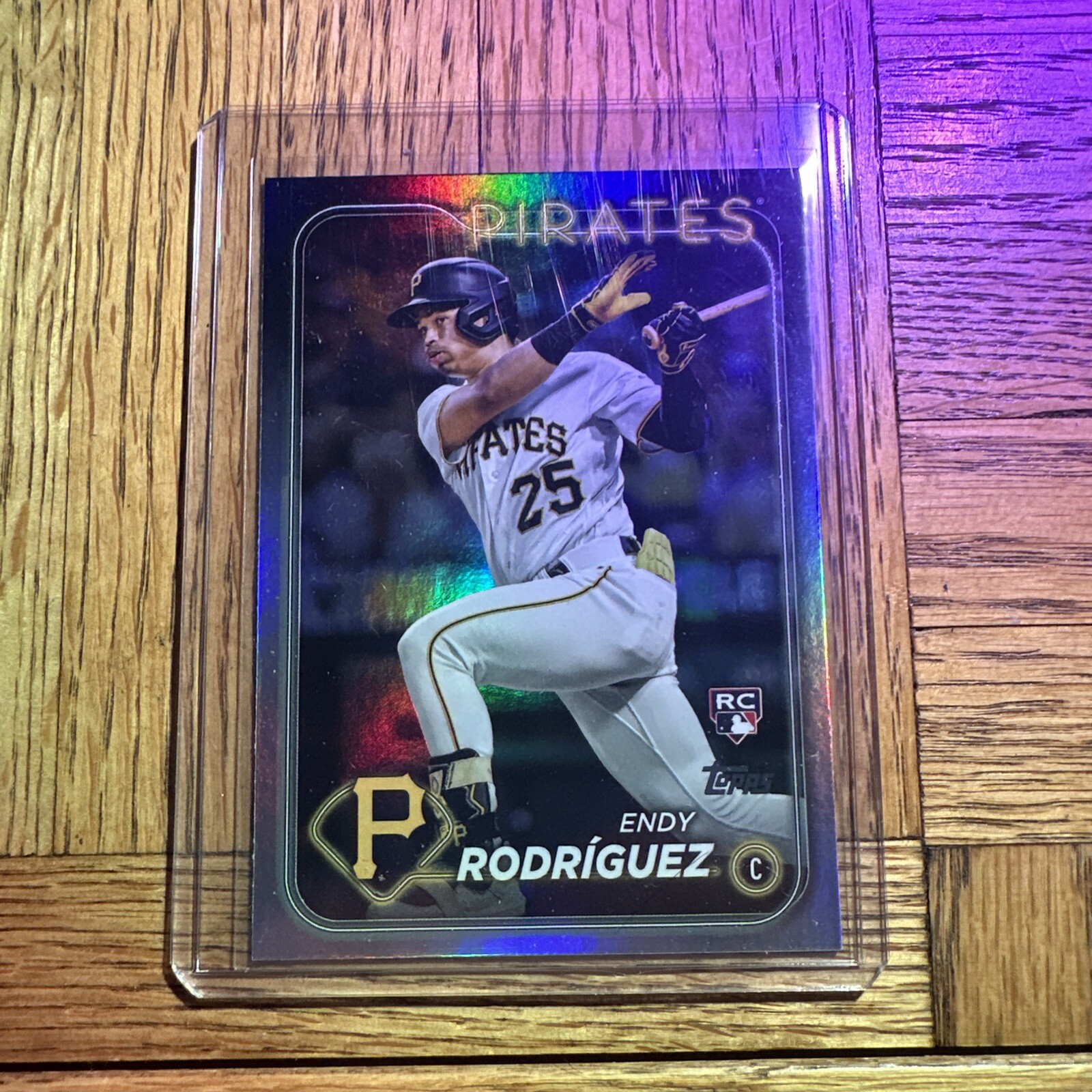 2024 Topps Series 1 ⚾️ Endy Rodriguez Rookie Rainbow Foil #3 Pirates RC