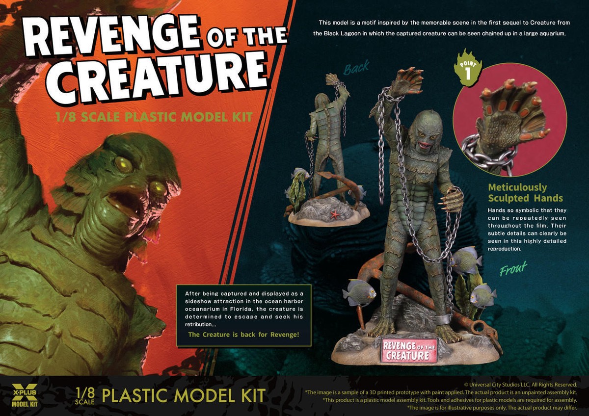 Revenge of the Creature from the Black Lagoon Plastic Model Kit X