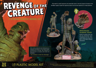Revenge of the Creature from the Black Lagoon Plastic Model Kit X-Plus 05CXP01