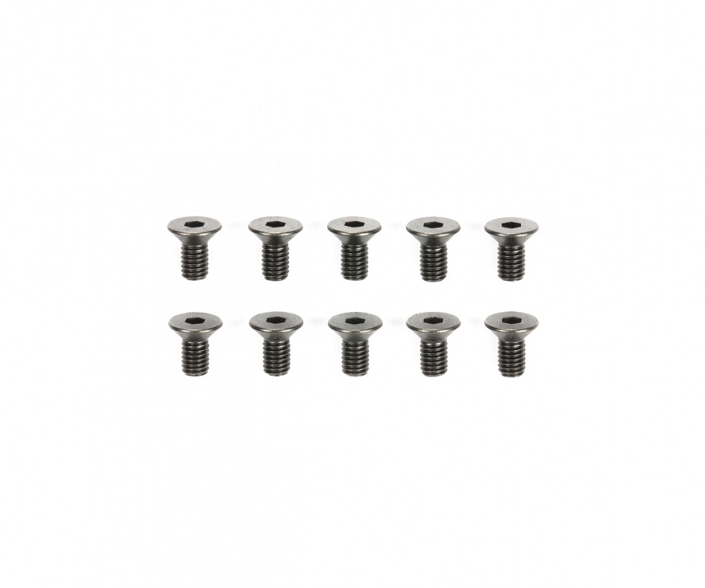 Tamiya 300051625 - 3x6mm 6-Sided Countersunk Screw Steel (10) - New