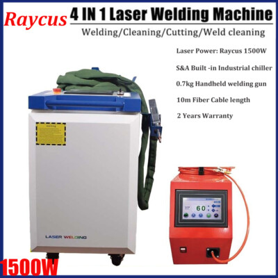 1500W Raycus Laser Welder Cleaning Cutting Machines Handheld Laser Rust Remover