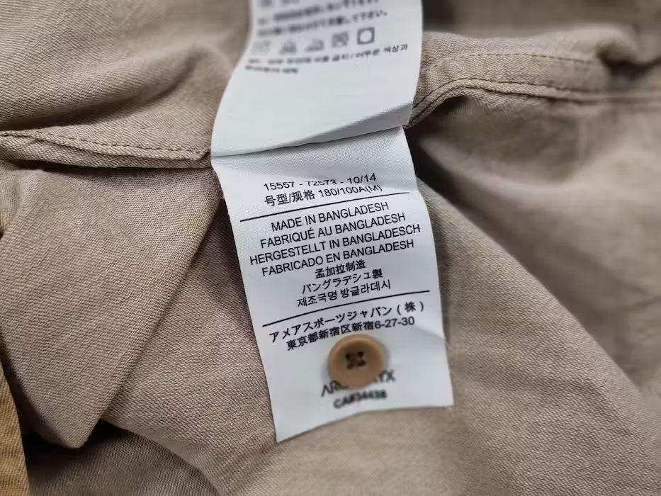 ARC'TERYX Camicia vintage Arcteryx tasca logo bottoni maniche corte