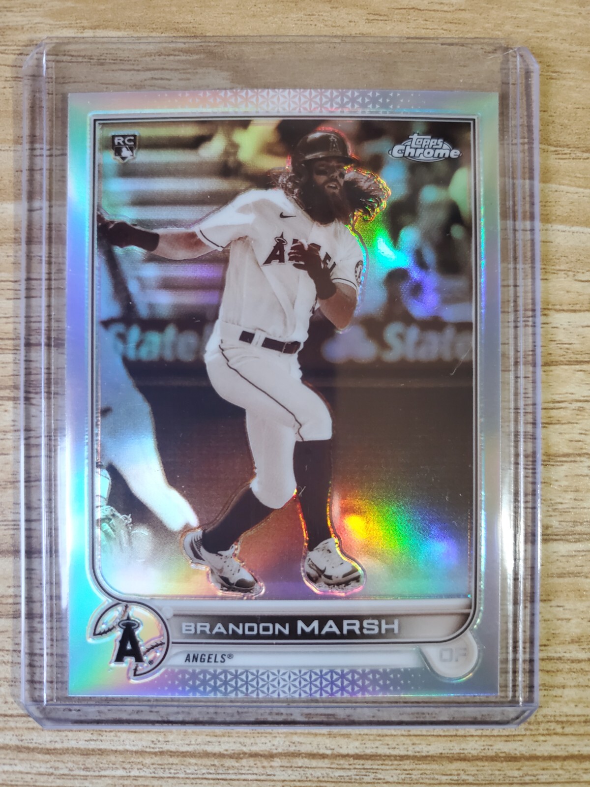 BRANDON MARSH RC 2022 TOPPS CHROME SEPIA REFRACTOR #133