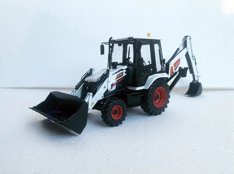 1/25 Scale Bobcat B760 Backhoe Loader Diecast Model Toy Collection Gift - Image 3 of 4