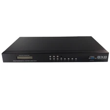 8x8 4K UHD HDMI Matrix Switch Switcher IR Remote RS232 Control 3D 1080P EDID New