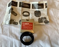 Canon Macrophoto adapter MA-52 in original Canon box FD Made In Japan Macro Hood