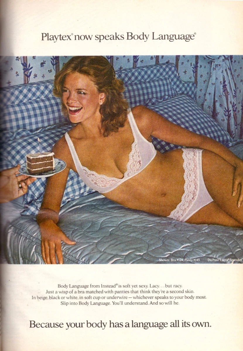 Playtex Bras, Bra, Full Page Vintage Print Ad