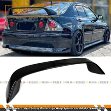 FOR 00-05 LEXUS IS300 SEDAN JDM ALTEZZA STYLE GLOSS BLK HIGH WING TRUNK SPOILER