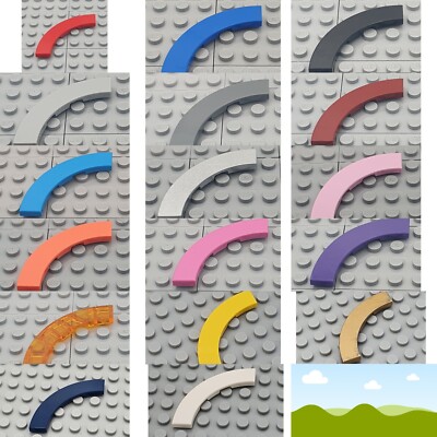 LEGO  4x Fliese Rund Viertel 4x4 Brick - 27507 - Div Farben