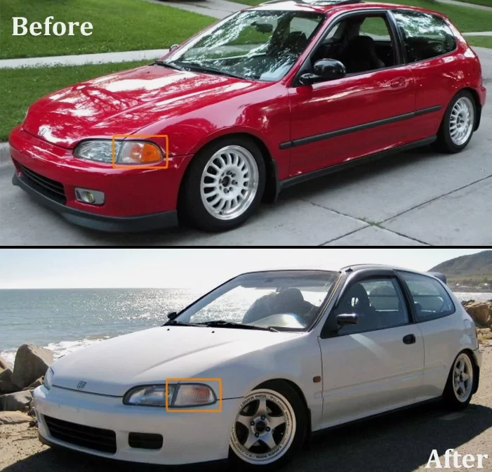 For Honda Civic EG6 SR3 92-95 3Dr JDM Corner Blinker Signal Indicator lamp Light - Image 4 of 4