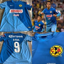 America Mexico Futbol Soccer Nike Small Size Jersey Used Raul Jimenez Aguilas