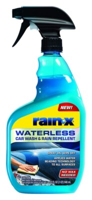 Rain-X 620100W Waterless Car Wash and Rain Repellent, 32 fl-oz Spray Bottle