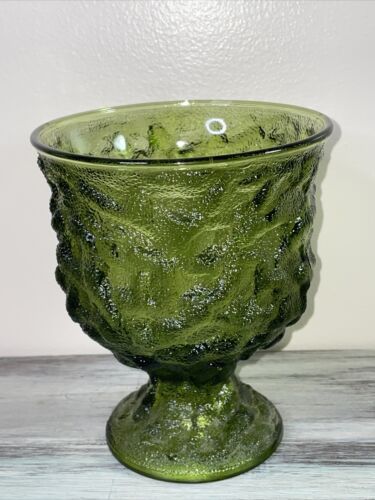Vintage-EO Brody Co Cleveland Pedastal Vase - Green Mid Century Great Decor - Picture 1 of 6