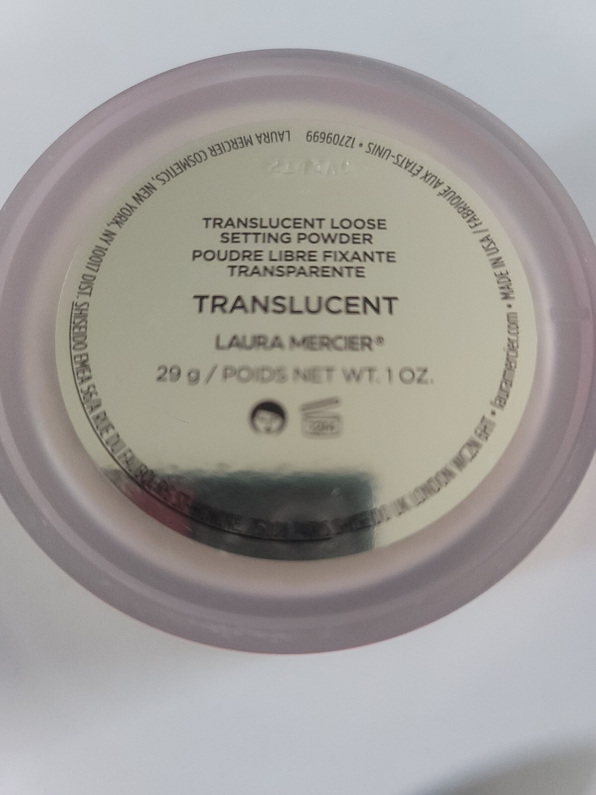 Laura Mercier Set to Perfect Translucent Loose Setting Powder & Puff