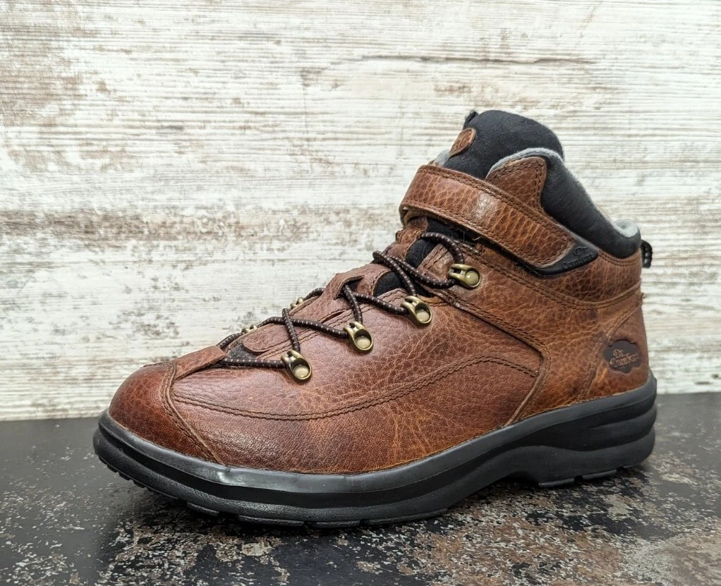 Womens Dr. Comfort Vigor Hiking Boots Sz 8 Used Brown Leather 2520