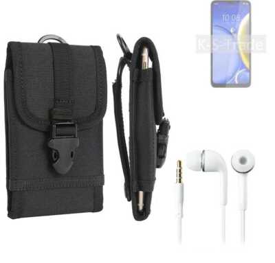 Gürteltasche für HTC Wildfire E Plus + Kopfhörer Holster Schutzhülle Tasche 