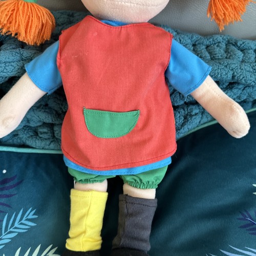 ASTRID LINDGREN RAG DOLL PIPPI LONGSTOCKING MICKI SWEDEN PIPPI & FRIENDS 16" A4 - Picture 3 of 14