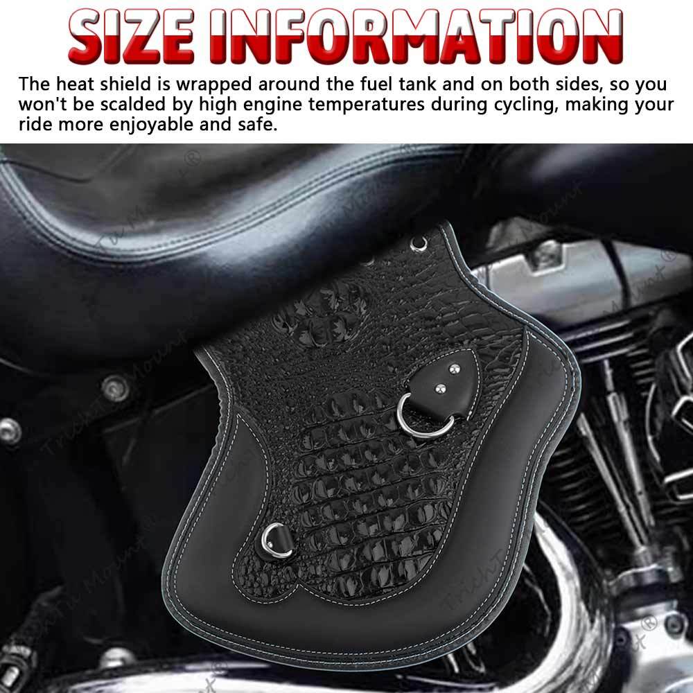 Engine Seat Saddle Shield Heat Deflectors For 2008-2015 Harley