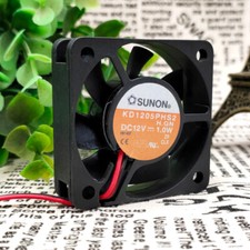 SUNON KD1205PHS2 5015 DC12V 1.7W 5cm Mute Cooling Fan Small