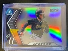 2022 Bowman Chrome Liover Peguero Top 100 Refractor RC C2