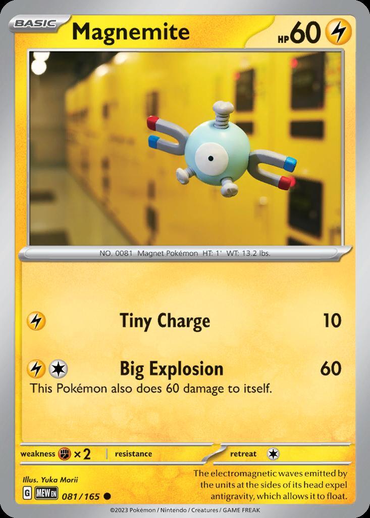Pokemon Magnemite (81/207) 151 NM