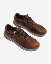 SKETCHERS Mens WIDE FIT Goga Mat Arch Oxford Style Comfort DEL Shoe-UK 6-13