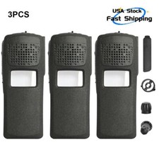 3PCS Front Housing Case for XTS2500 XTS1500 Model 1.5 2-Way Radio Black