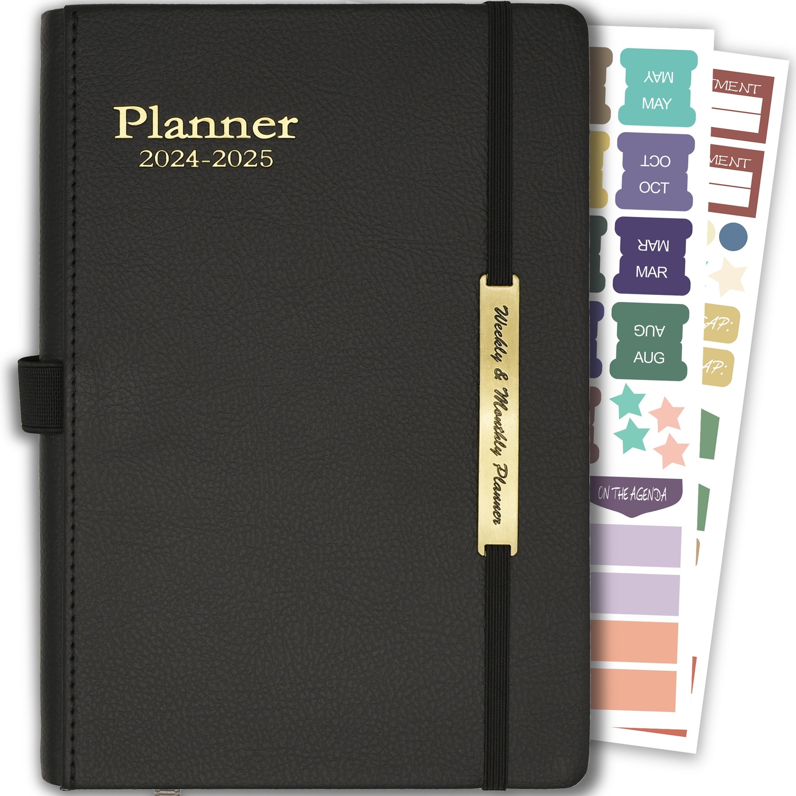 Daily Planner 2024-2025 Weekly & Monthly Planner from Jul 2024-Dec 2025 Hardc...
