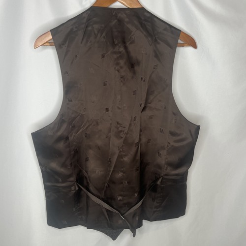 Joseph Abboud Stretch Separates Donegal Collection Button Up Vest Brown L - Picture 6 of 12
