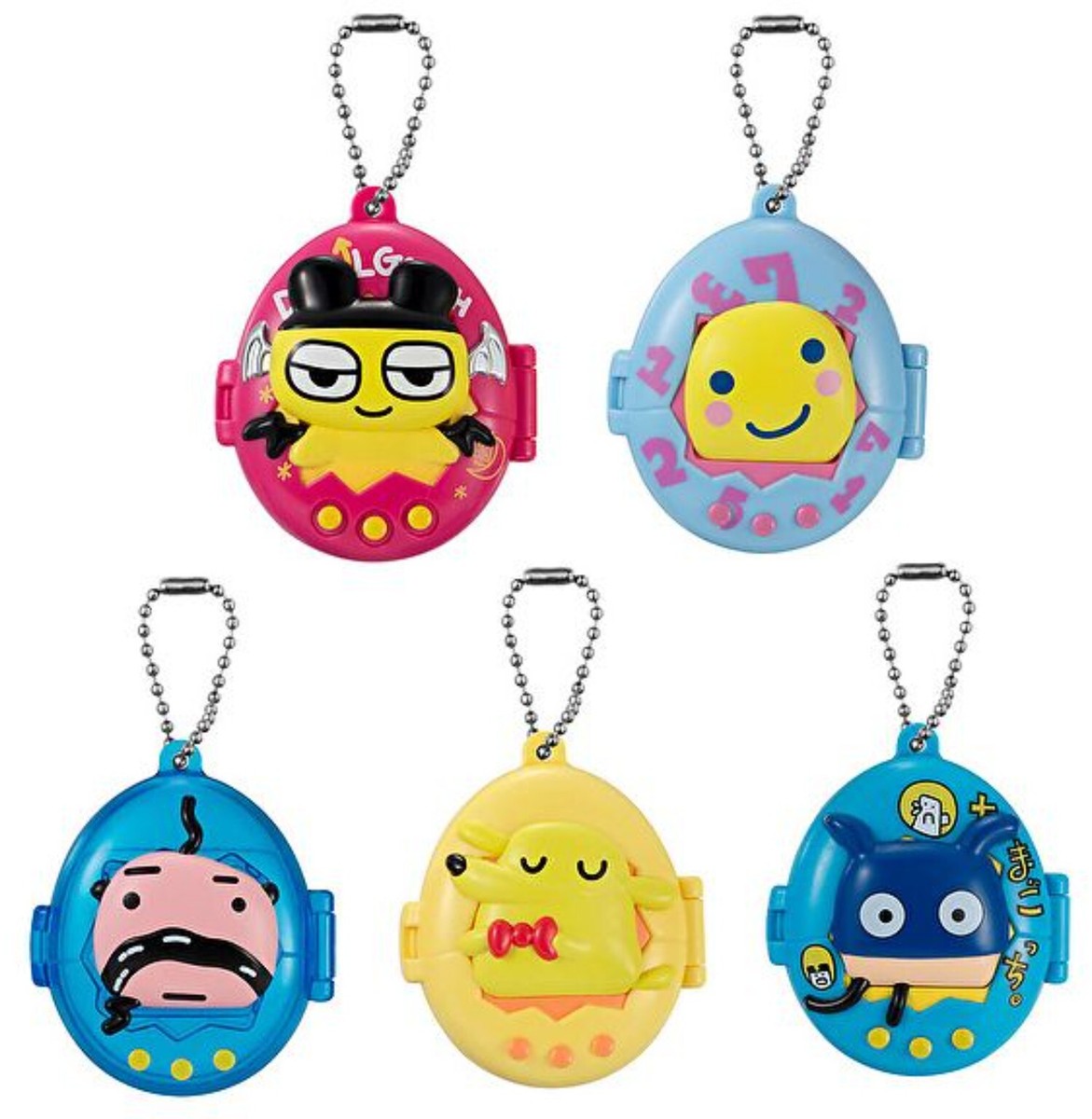 Tamagotchi Swing Case Part.2 Mascot Capsule Toy 5 Types Full