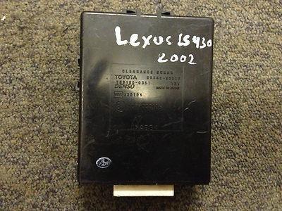 Lexus LS430 Auflösung Sonar Steuergerät Sonar Clearance Computer Assy 2002 8934050010