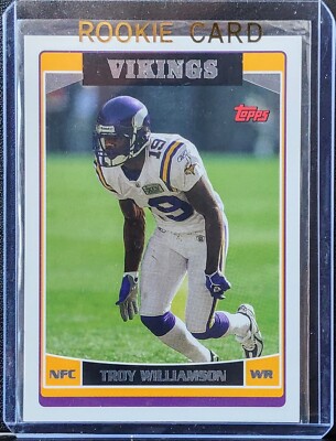2006 Topps Troy Williamson First Year RC #MIN2 Minnesota Vikings