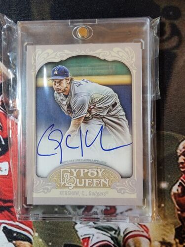 2012 Topps Gypsy Queen Clayton Kershaw Dodgers Certified Autograph GQA-CK MLB