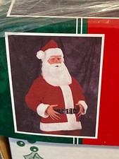 Santa Claus Costume Santa Suit Complete 8 Piece-Suit Wig Beard Santa's Best