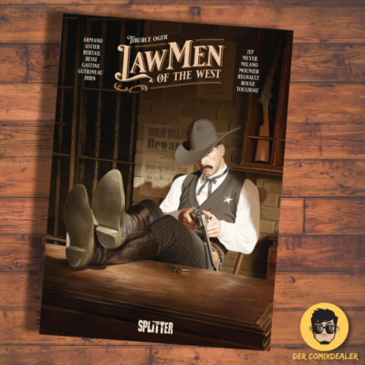 Lawmen of the West / Western / Comic / Hardcover / Tiburce Oger / Splitter / Neu
