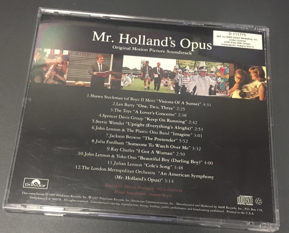Mr. Holland's Opus: Original Motion Picture Soundtrack LIKE NEW Foto 3 de 3