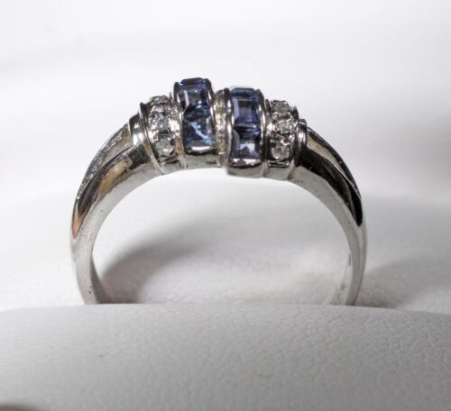 SAPPHIRE RING / Sterling Silver - Picture 2 of 5