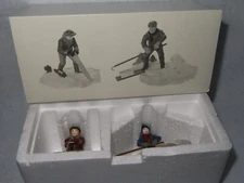 Blue Star Ice Harvesters Dept 56 Heritage Village Accessories Set 56502 - MIB