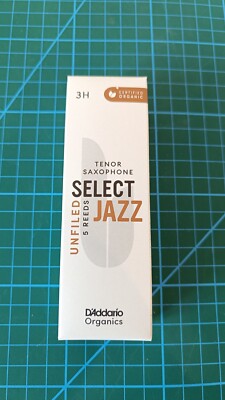 D'Addario Select Jazz Unfiled 5 Reeds Tenorsaxophon Blätter 3H