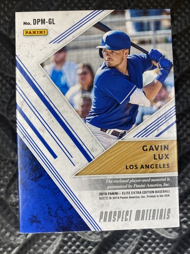Gavin Lux ELITE Extra Edition /5 Short Print Dual Color Patch - Picture 2 of 2