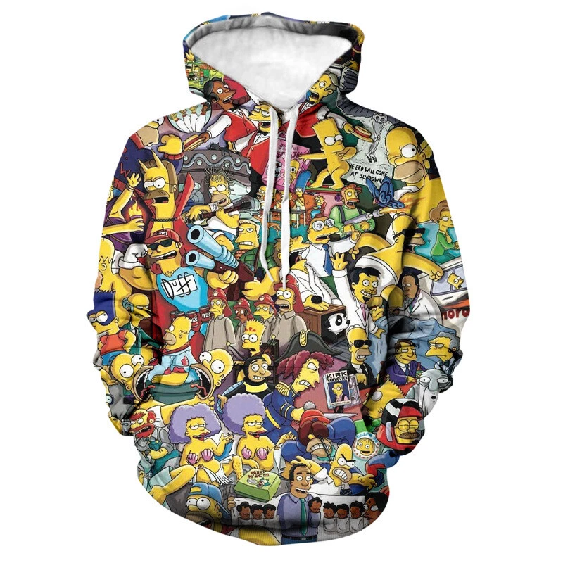 Cosplay The Simpsons Maggie Marge Homer Bart 3D Hoodies Sweatshirts Jacket Coats 7